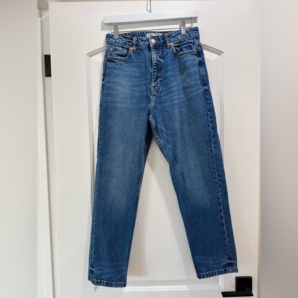 Zara straight leg jeans.